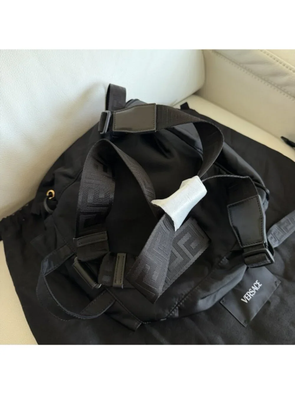 NWT VERSACE Backpack Black 100% Authentic